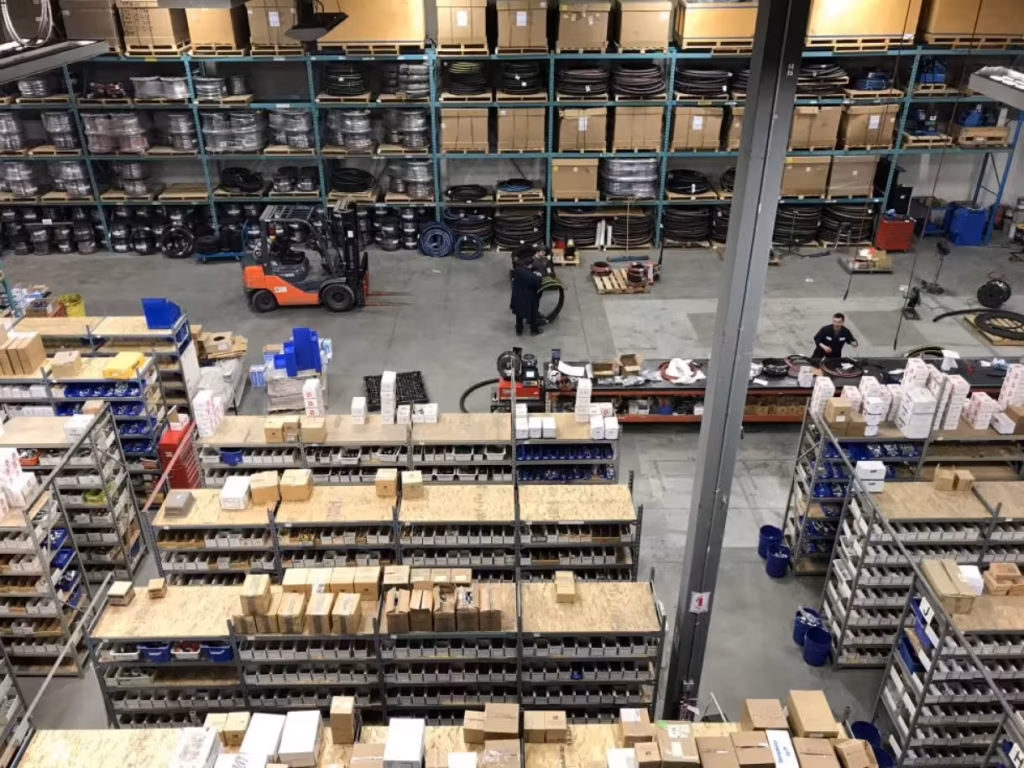 Hycor hydraulic hose and fittings warehouse, Edmonton